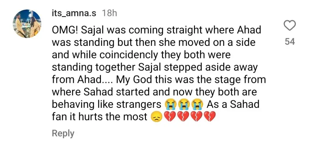 Sajal & Ahad Together on Stage - Fans Reaction