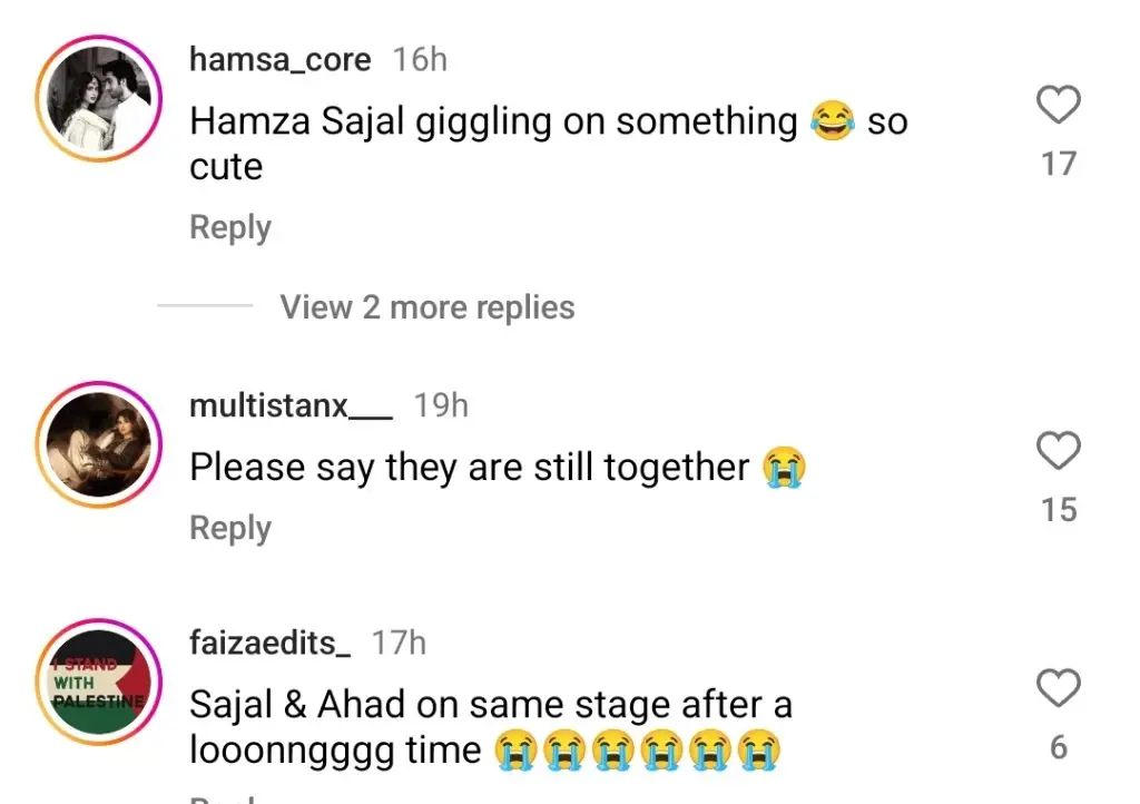 Sajal & Ahad Together on Stage - Fans Reaction