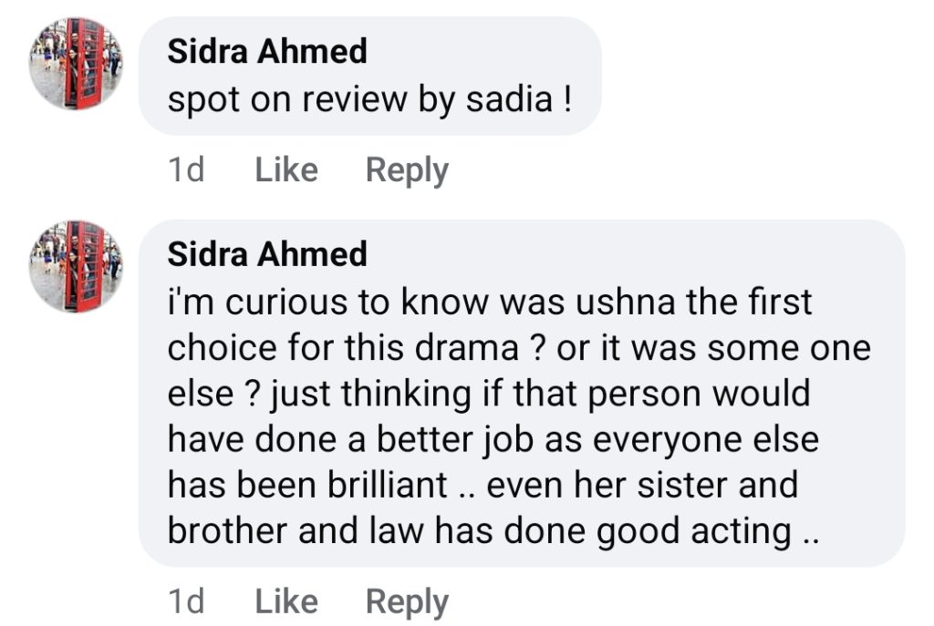 Sadia Imam's Criticism of Ushna Shah's Acting Wins Public Approval