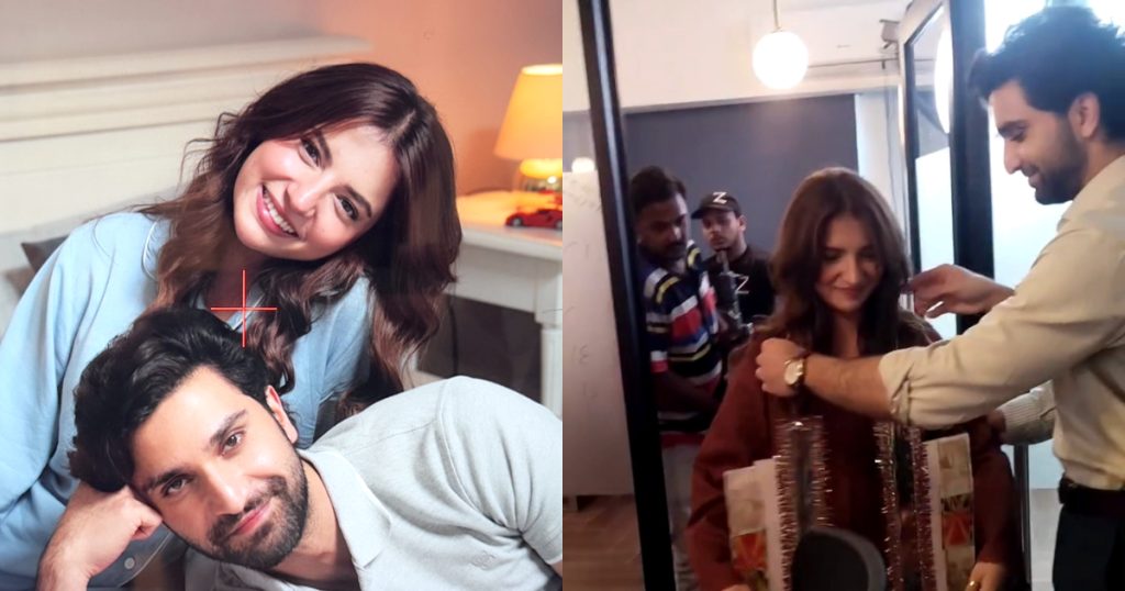 Dananeer Mobeen's Cute Video With Ahad Raza Mir Goes Viral