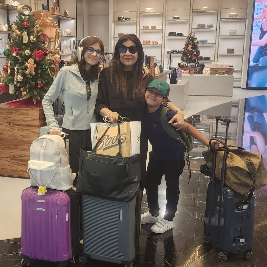 Fahad Mustafa With Family In New York