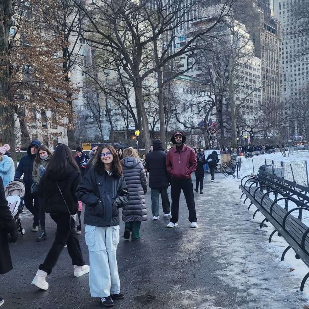 Fahad Mustafa With Family In New York