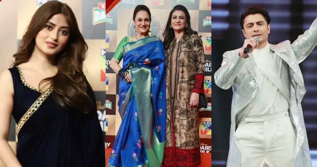 Pakistani Celebrities Shine At Hum TV 20 Year Celebration