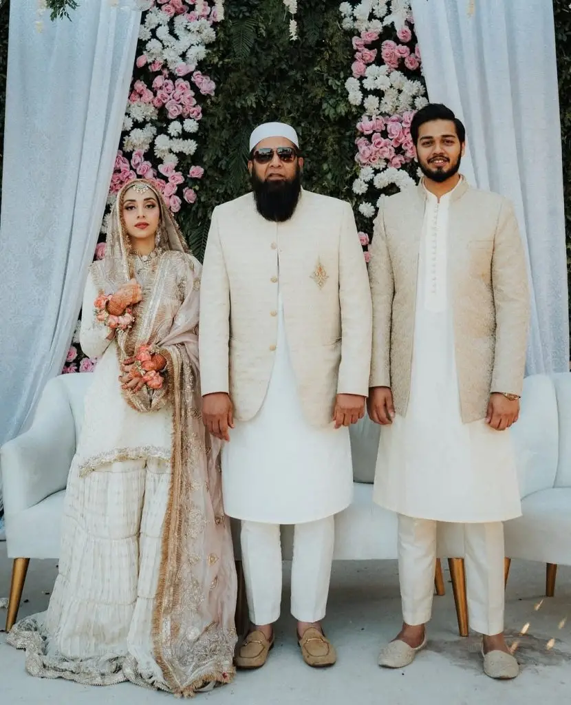 Inzamam Ul Haq Son Ibtesam Ul Haq Nikah Pictures