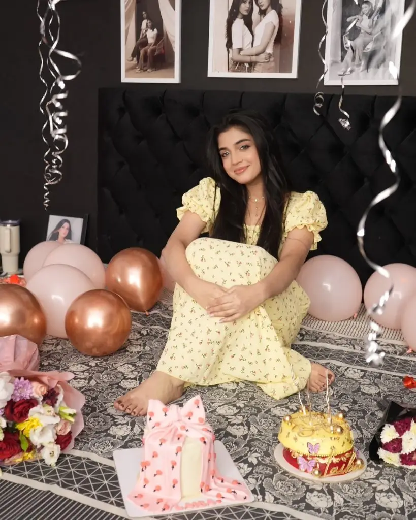 Laiba Khan Celebrates Birthday With Sister Emaan Khan