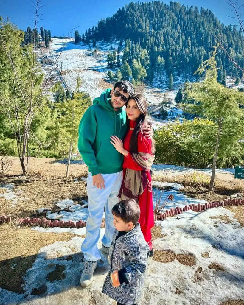 Maaz Safder & Saba Maaz Adorable Family Clicks from Swat