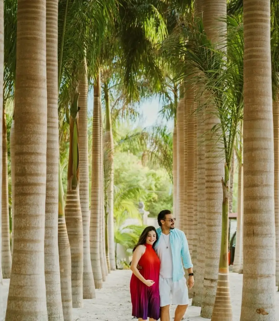 Maryam Nafis is vacationing in Mauritius with her husband.