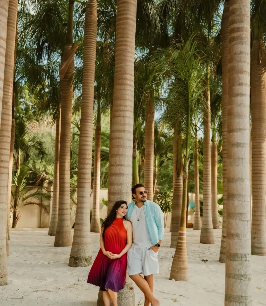 Maryam Nafis is vacationing in Mauritius with her husband.