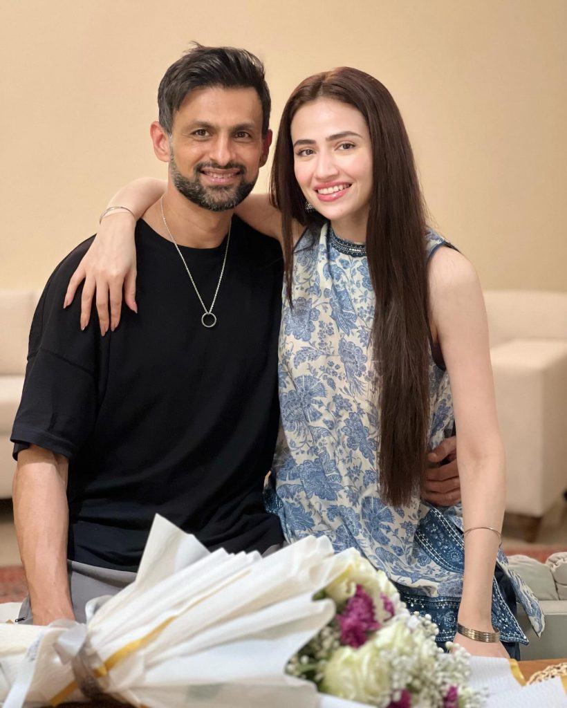 Shoaib Malik & Sana Javed Celebrate First Wedding Anniversary