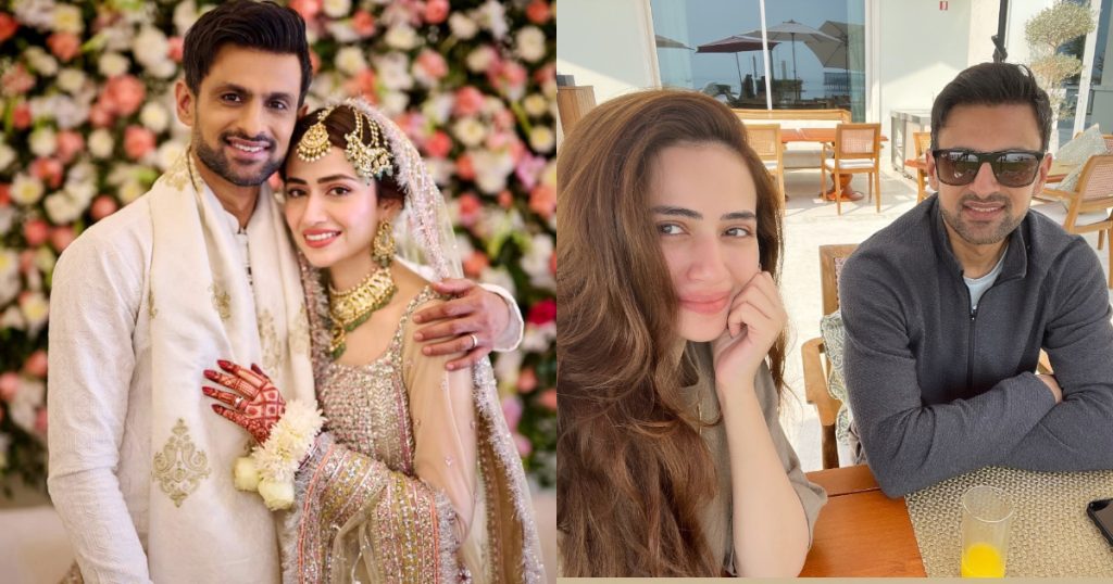 Shoaib Malik & Sana Javed Celebrate First Wedding Anniversary