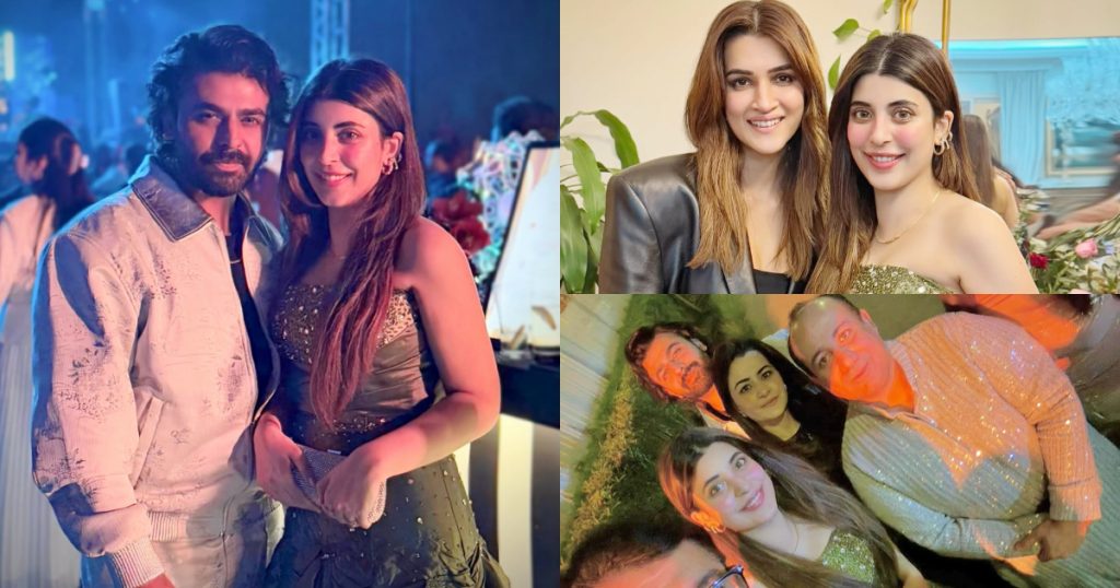 Urwa Hocane And Farhan Saeed Celebrate New Year's With RFAK & Kriti Sanon