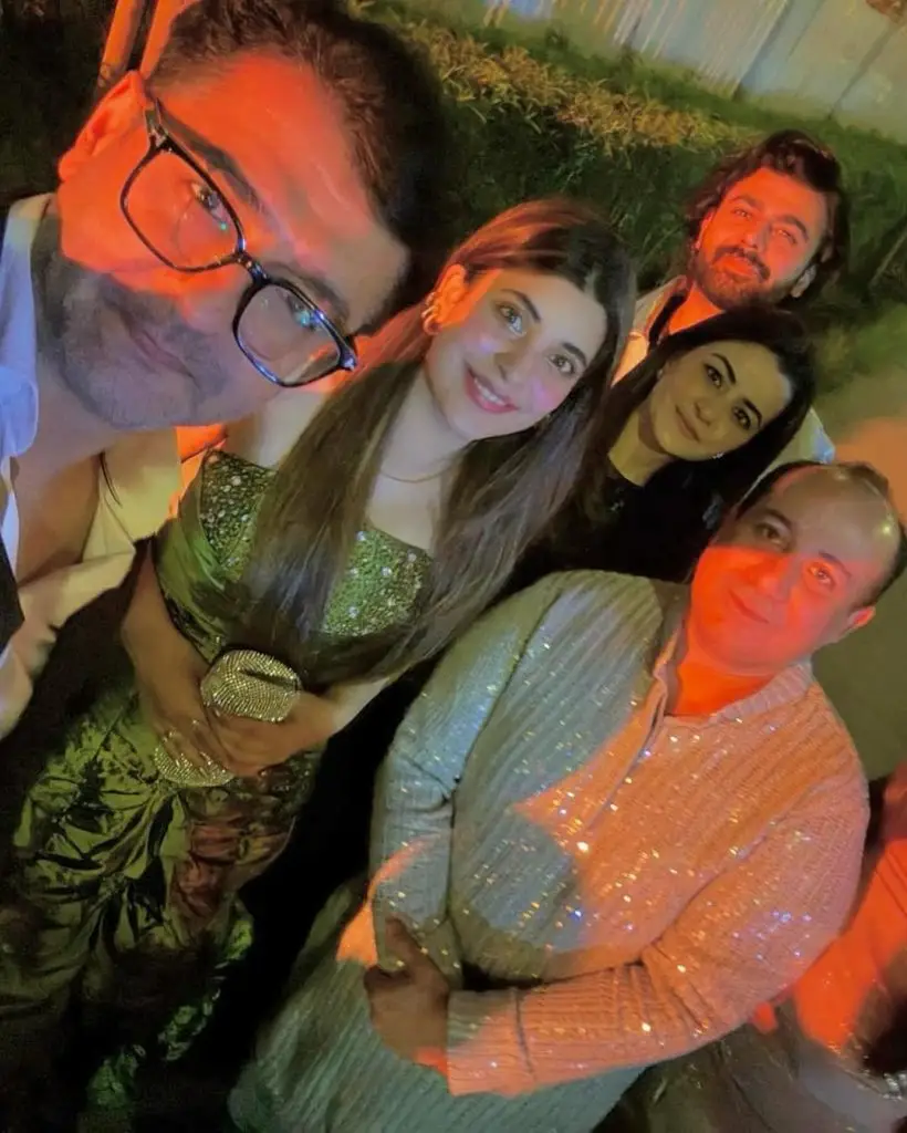 Urwa Hocane And Farhan Saeed Celebrate New Year's With RFAK & Kriti Sanon