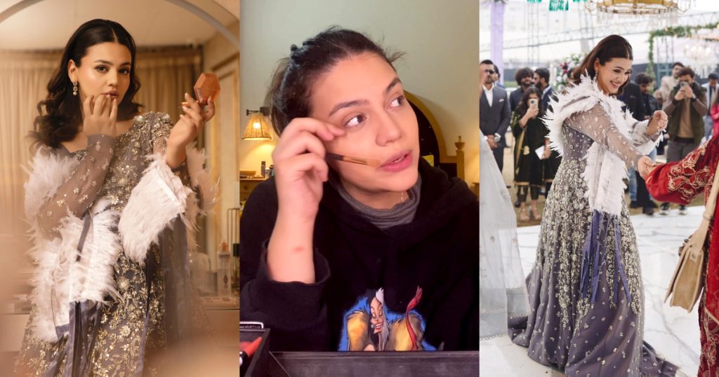 Zara Noor Abbas Criticizes Her Own Look From Brother's Walima