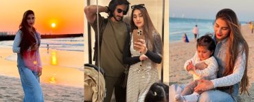 Hassan Ali Family Pictures from Jumeirah Beach, Dubai