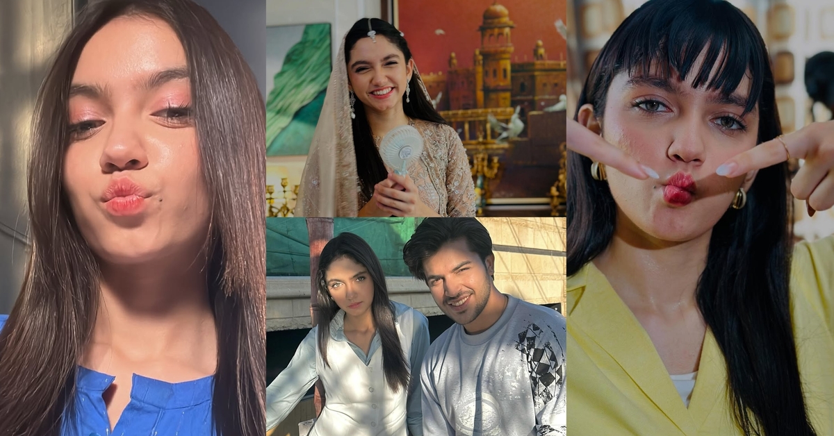 Aina Asif BTS Pictures from Judwaa