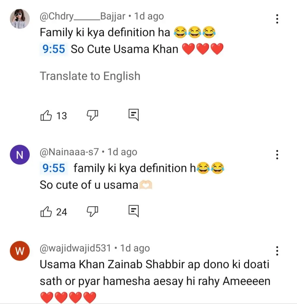 Usama Khan & Zainab Shabbir's Latest Video Excites Fans