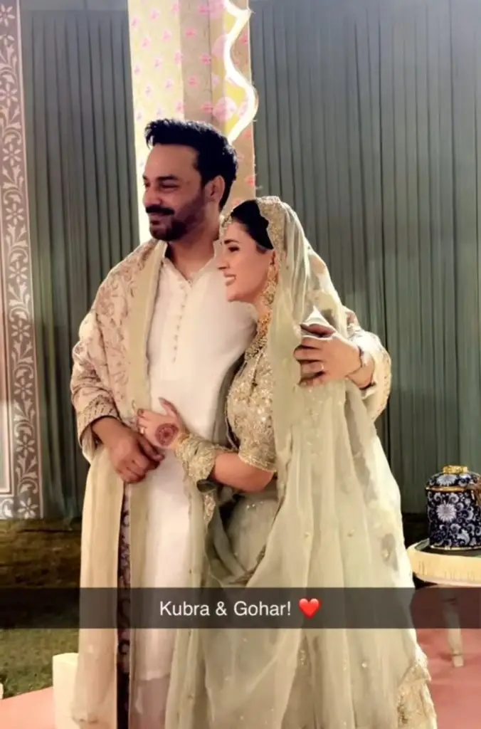 Kubra Khan and Gohar Rasheed Wedding Pictures