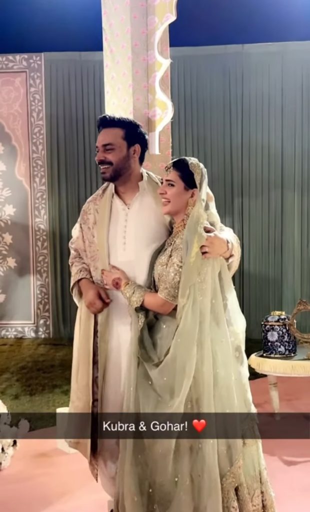 Kubra Khan and Gohar Rasheed Wedding Pictures