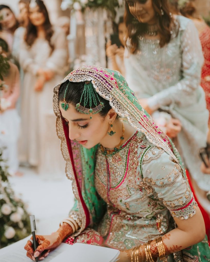 Mawra Hocane & Ameer Gilani Nikah Pictures