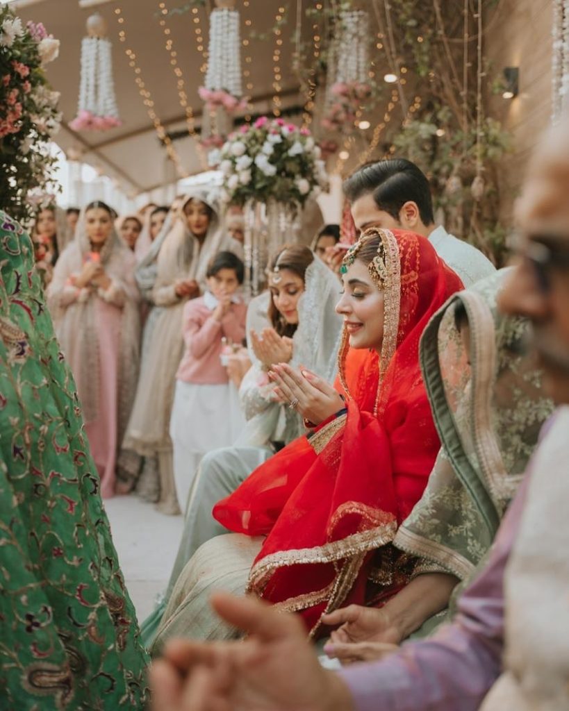 Mawra Hocane & Ameer Gilani Nikah Pictures