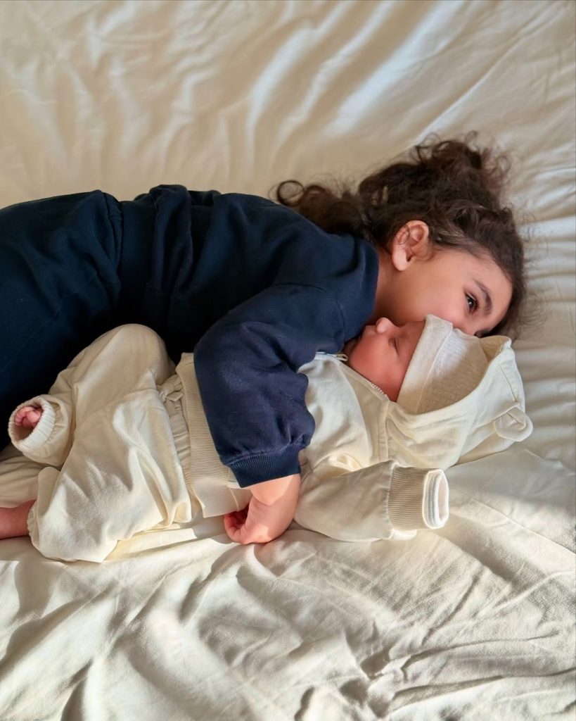 Sadia Ghaffar Shares Pictures of Her Newborn Son