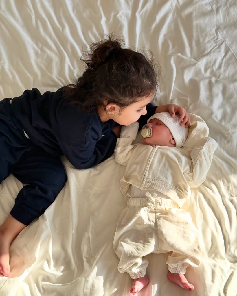 Sadia Ghaffar Shares Pictures of Her Newborn Son