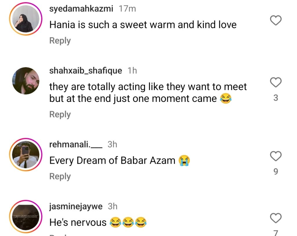 Fans Reaction on Hania Aamir & Saim Ayub's Unexpected Interaction