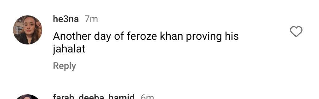 Journalist Ambreen Fatima Calls Out Feroze Khan for Unprofessionalism