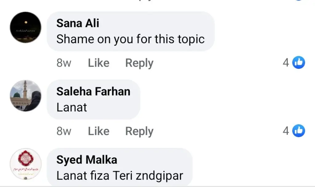 Fiza Ali’s Show Under Fire for Vulgar Discussion