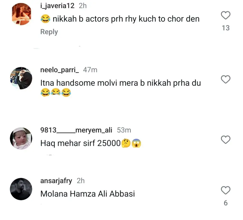 Public Reaction to Hamza Ali Abbasi Solemnizing a Nikah