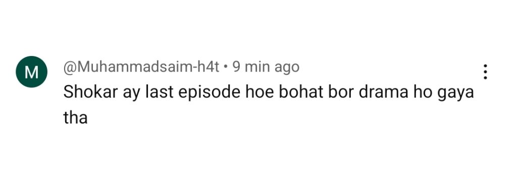 Dil e Nadan Last Episode Public Reaction