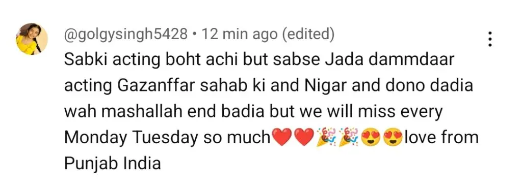 Dil e Nadan Last Episode Public Reaction