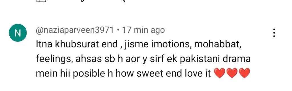 Sunn Mere Dil Last Episode Public Reaction