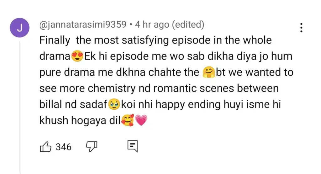 Sunn Mere Dil Last Episode Public Reaction