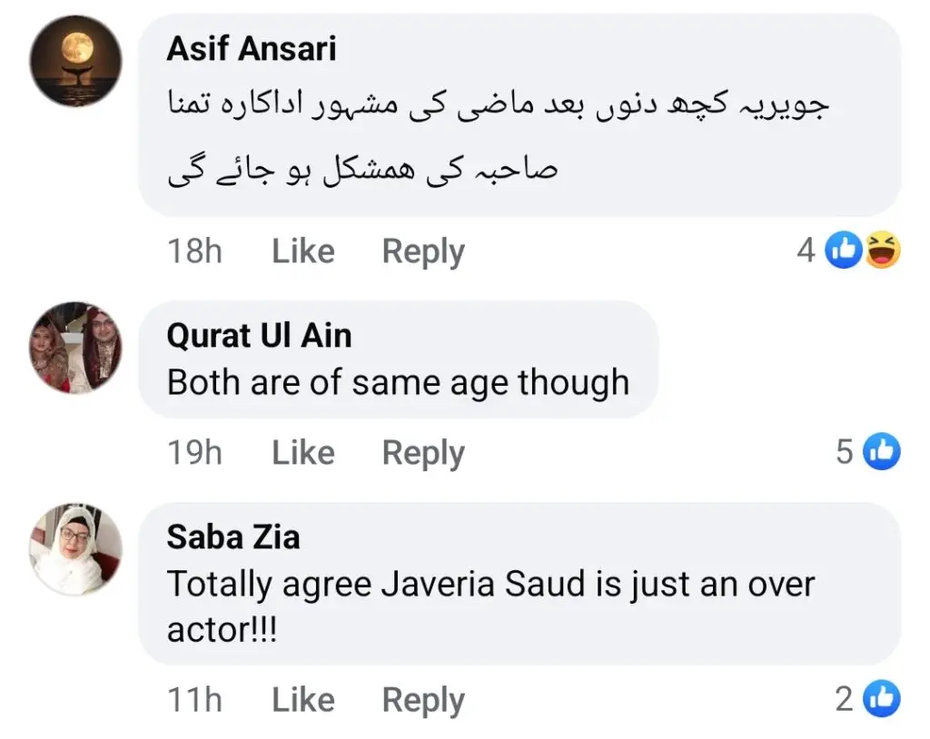 Javeria Saud's Acting & Character Bajjo Face Backlash