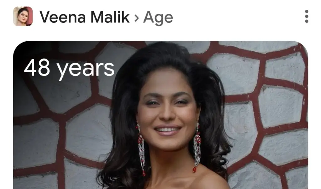 Veena Claims Her Age on Google is Wrong