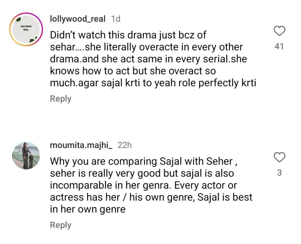 Saife Hasan's Comparison of Sehar Khan with Sajal Aly Questioned