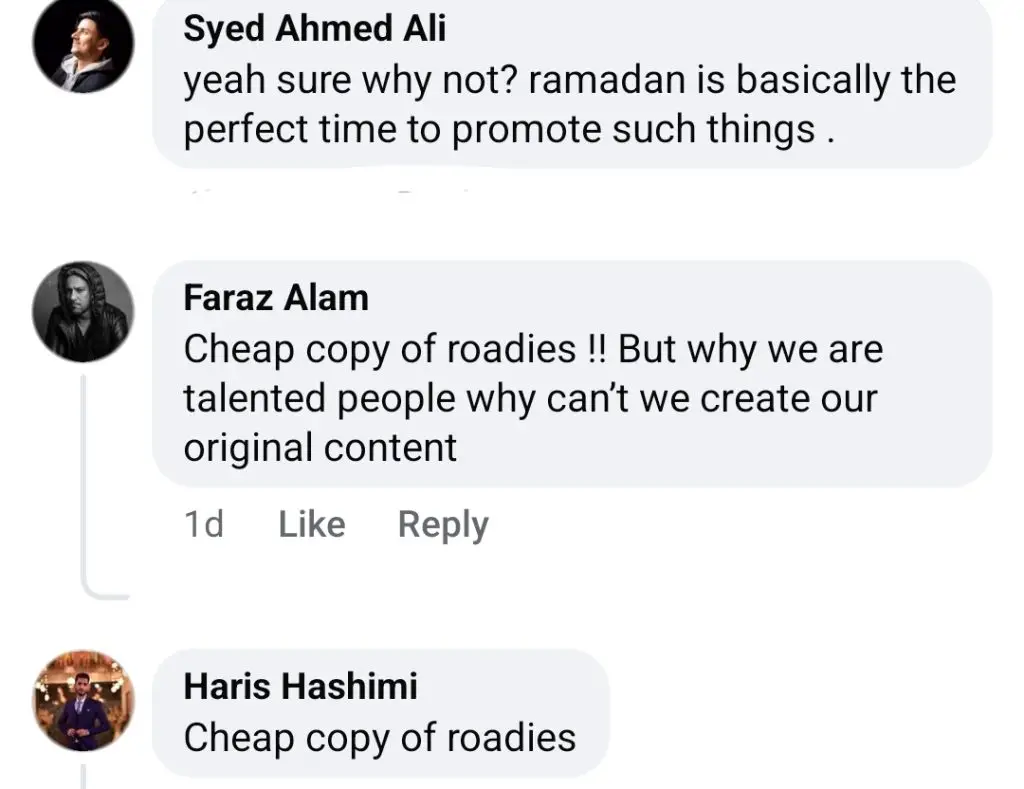 Pakistan's Cheap Roadies Copy Trolled