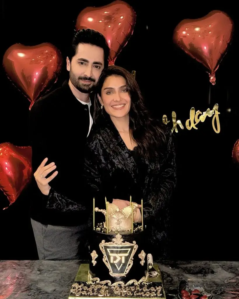 Danish Taimoor Gets Birthday Surprise From Ayeza Khan