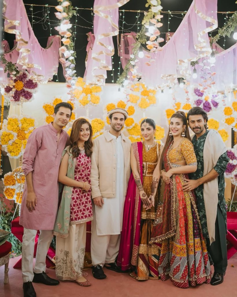 Mawra Hocane & Ameer Gilani Beautiful Mehndi Pictures