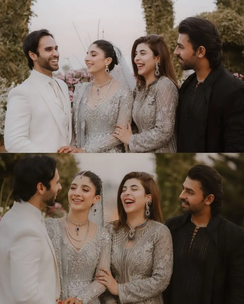 Mawra Hocane & Ameer Gilani New Family Pictures From Walima