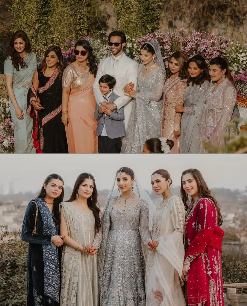 Mawra Hocane & Ameer Gilani New Family Pictures From Walima