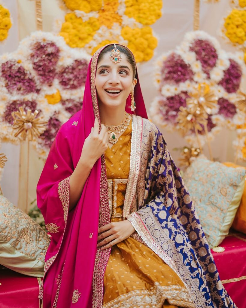 Mawra Hocane & Ameer Gilani Beautiful Mehndi Pictures