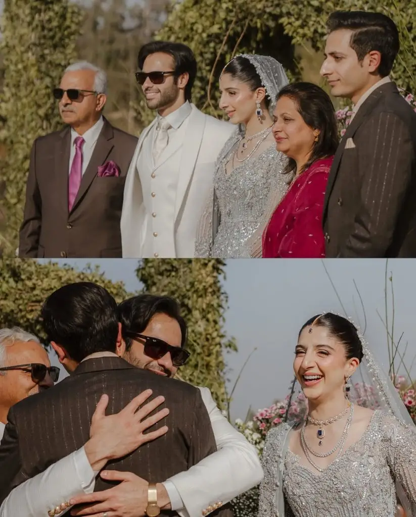 Mawra Hocane & Ameer Gilani New Family Pictures From Walima