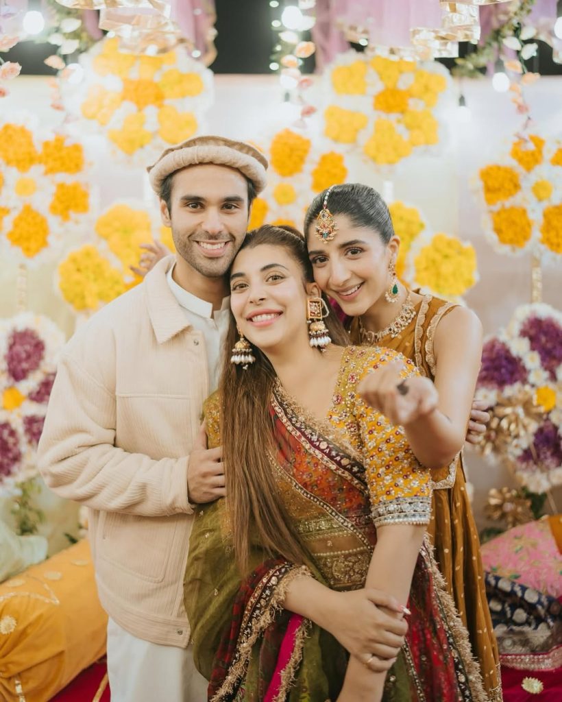 Mawra Hocane & Ameer Gilani Beautiful Mehndi Pictures