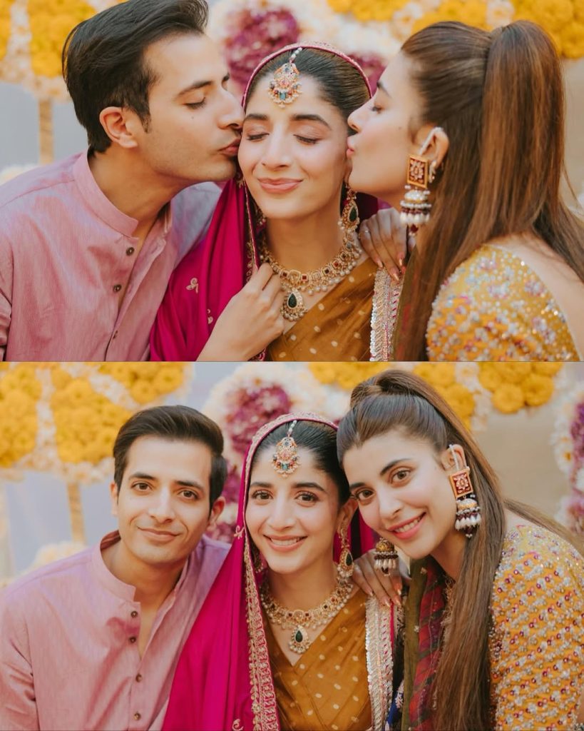 Mawra Hocane & Ameer Gilani Beautiful Mehndi Pictures