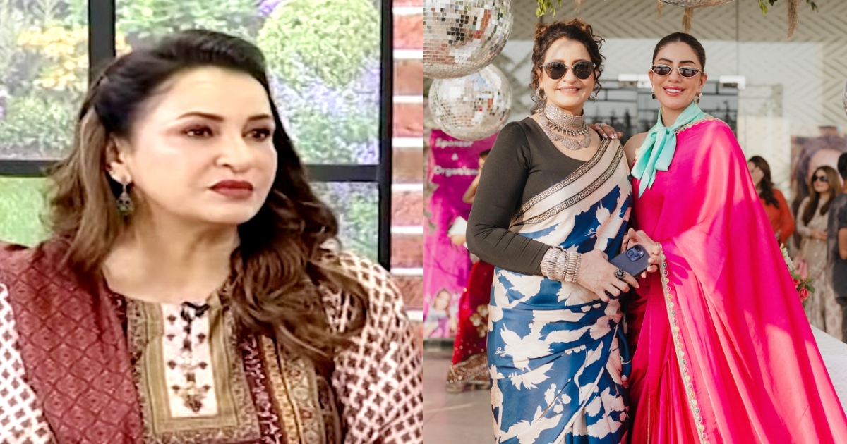 Saba Faisal On Comparisons With Daughter Sadia Faisal