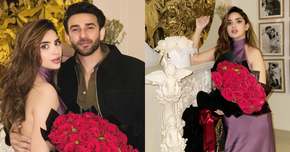 Saboor Aly’s Romantic Valentines Day Celebration With Ali Ansari