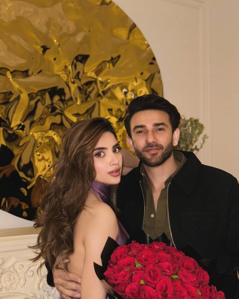 Saboor Aly's Romantic Valentines Day Celebration With Ali Ansari