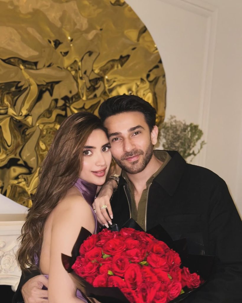 Saboor Aly's Romantic Valentines Day Celebration With Ali Ansari